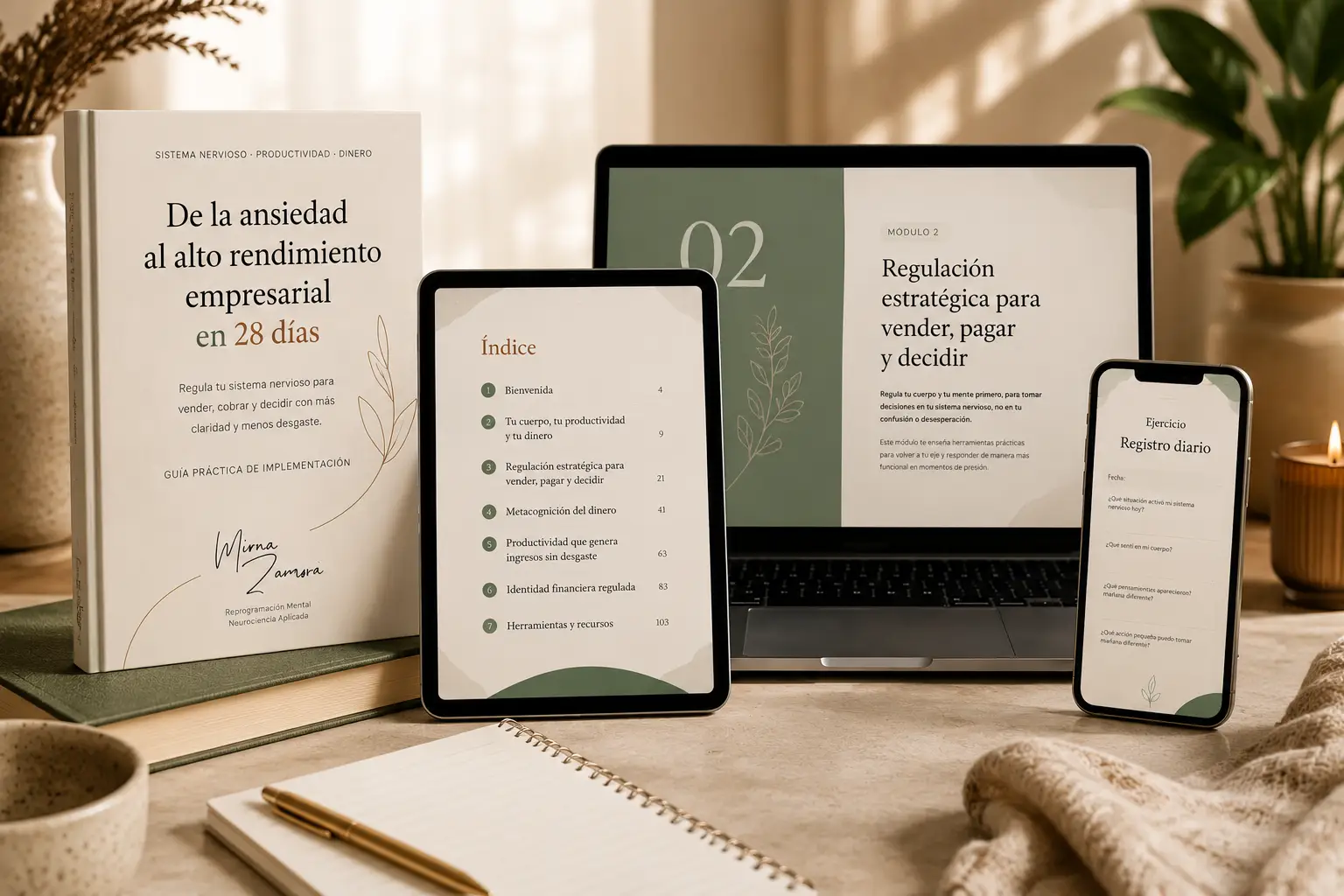 Vista previa del programa De la ansiedad al alto rendimiento empresarial en 28 días